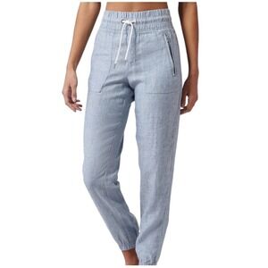 Athleta Cabo Jogger Linen‎ Blue Size 6